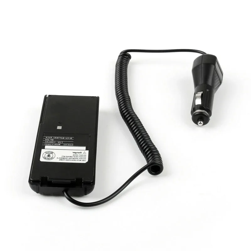 ICOM IC-V8 BP-210 Battery Case Eliminator Car Charger for IC-V82 IC-A6 IC-A24 IC-F3GT IC-F4GS A6 T3H F3GS F11 Two Way Radio