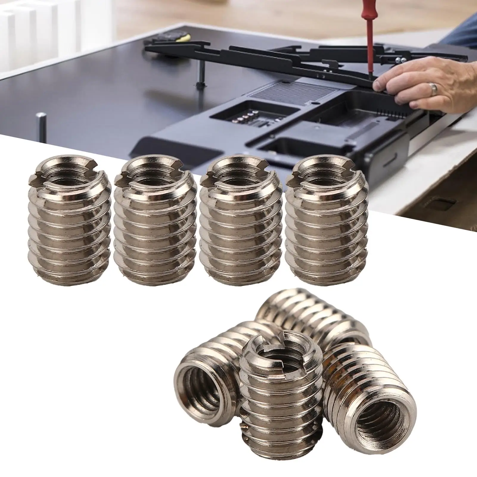 10 шт. вставки с резьбой из нержавеющей стали переходная гайка внутренняя резьба