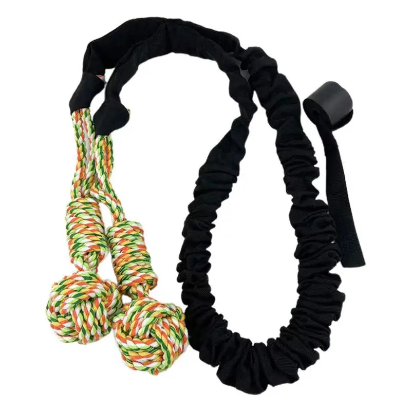 

Dog Rope Toy For Puppy Teething Bite Resistant Sturdy Dog Toys Rope Dog Walking Rope Reflective Dog Toy Belt For Playing Outdoor