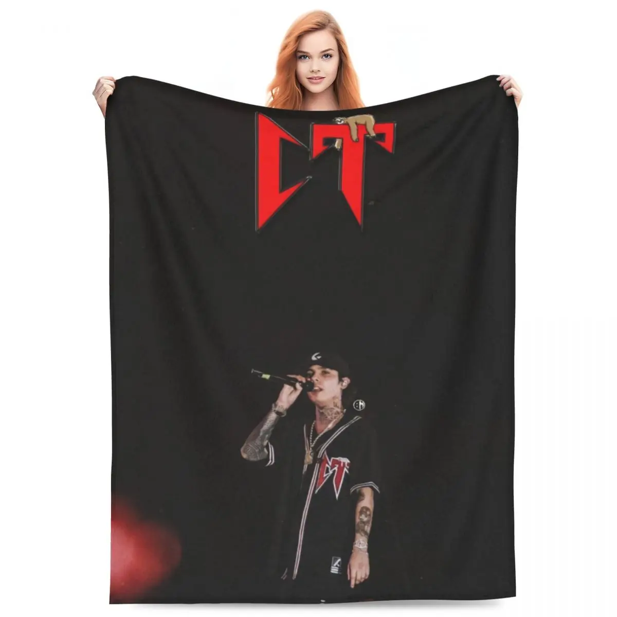 Супермягкое покрывало для кемпинга N-Natanael Canos плед музыкальный певец Фланелевое