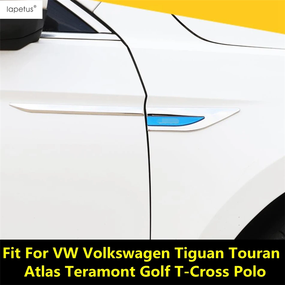

Car Fender Side Door Body Emblem Badge Sticker Trim Accessories For VW Volkswagen Polo Golf T-Cross Touran Atlas Teramont Tiguan