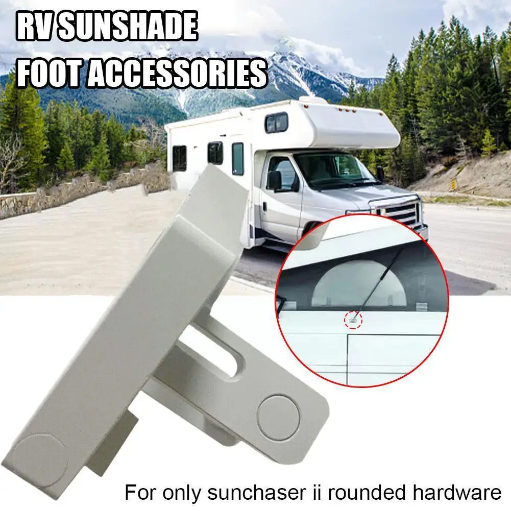 

Sunshade Foot Awning Bottom Foot For RV Awning Sunchaser II Heavy Duty End Plug For Only Sunchaser II Rounded Hardware C1G3