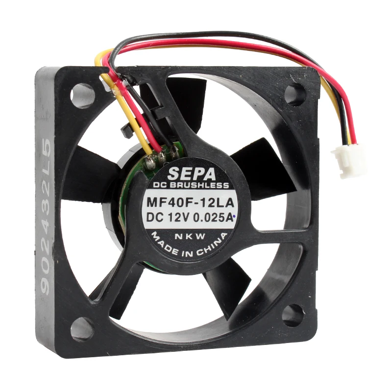 

MF40F-12LA 4cm 40mm fan 40x40x10mm DC12V 0.025A 3lines 3pin Quiet ultra-thin small cooling fan for power micro devices
