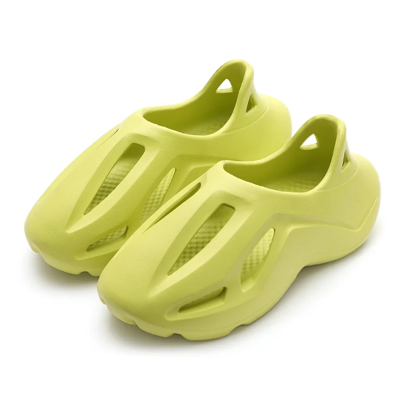 

Мужские сандалии из пены, Зеленые кроссовки без шнуровки, шлепанцы для сабо, шлепанцы из ЭВА, мягкая удобная Пляжная обувь на плоской подошв...