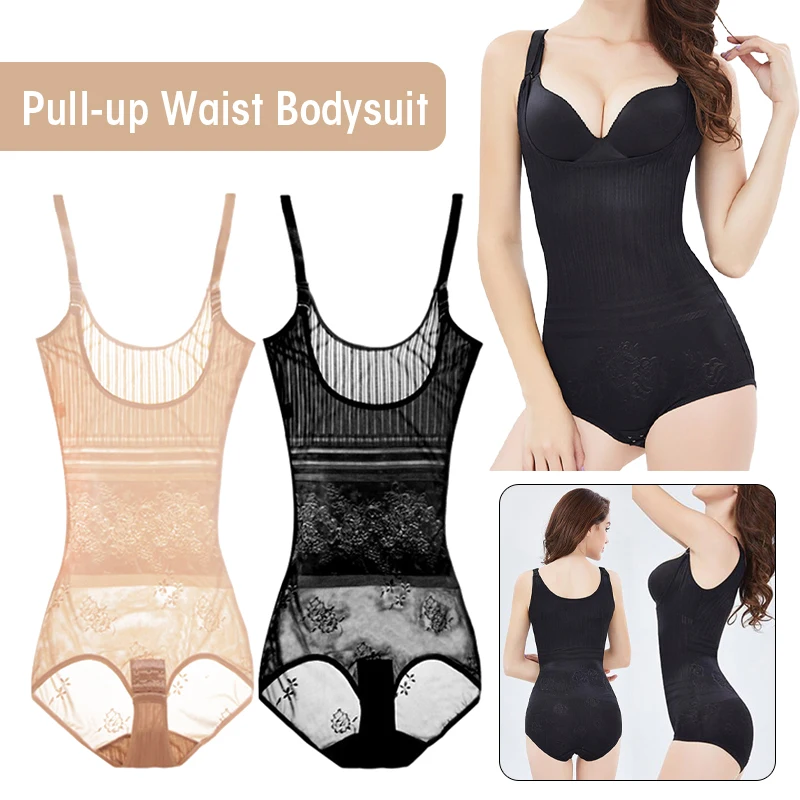 

Women Breathable Seamless Body Shaper Tummy Control Bodysuit One Piece Shapewear Slimming Bodysuit