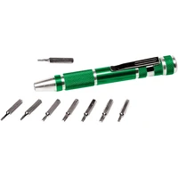 9 pcs green game screwdriver for concert electronics