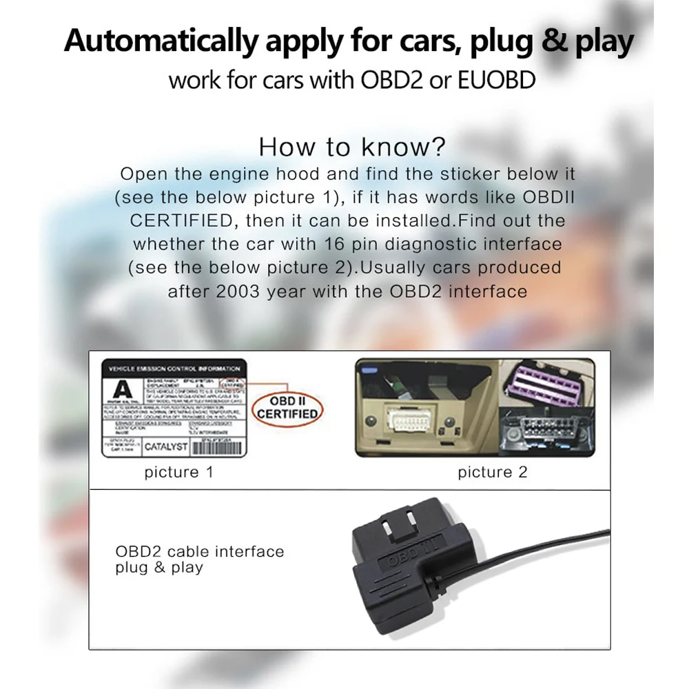 Цифровой проектор экрана на лобового стекла автомобиля диагностический