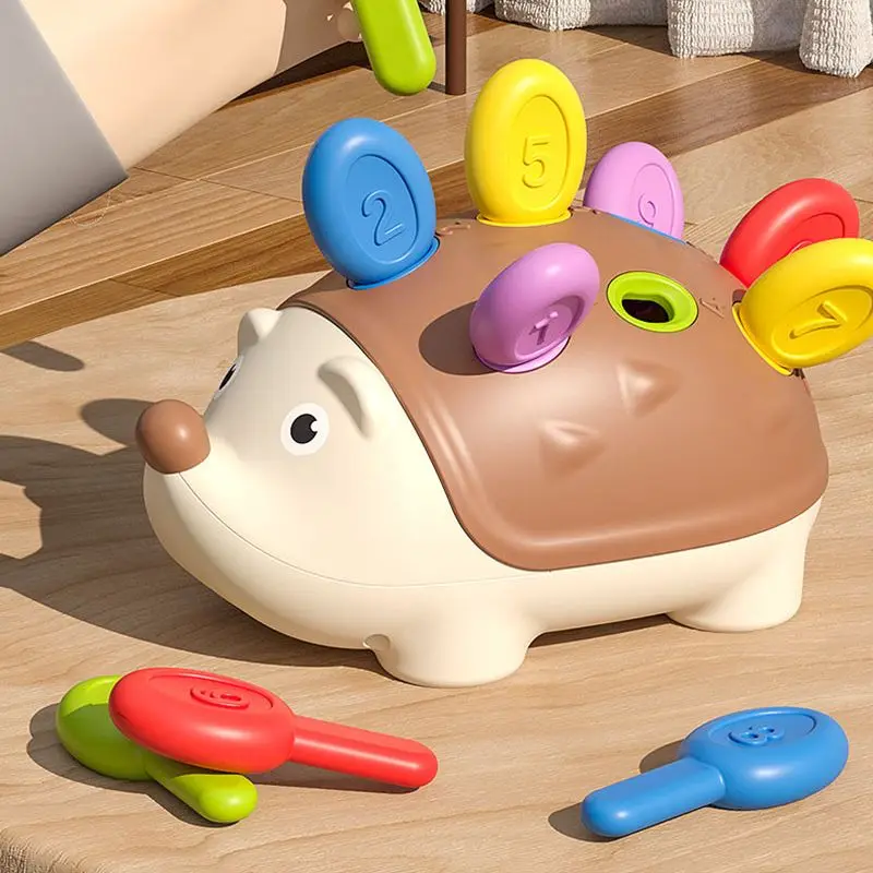 

Hedgehog Montessori Educational Toys For Children Kids Concentration Training Fine Motor Skills Hand Eye Coordination Baby Toys