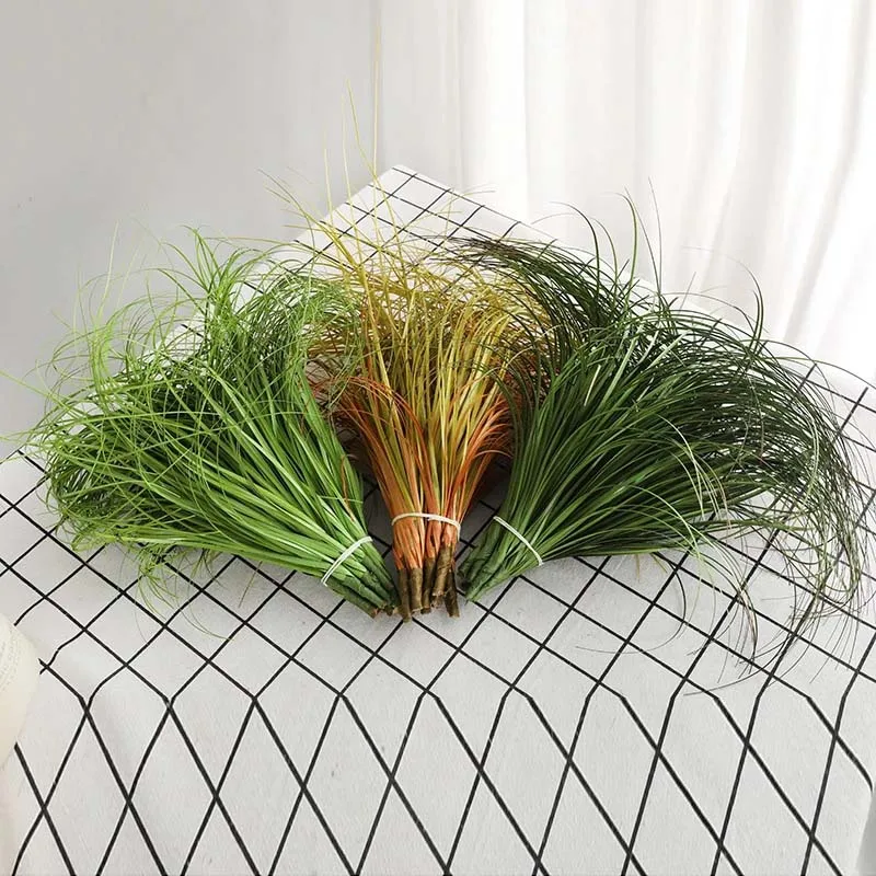 

35/42cm Artificial Plastic Grass Onion Leaves Simulation Fake Plants Home Decor
