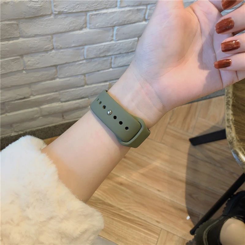 Силиконовый ремешок для Amazfit GTS 4/3/2/2e/GTS2 Mini/bip-U-S/GTR 42 мм/47 мм спортивный браслет