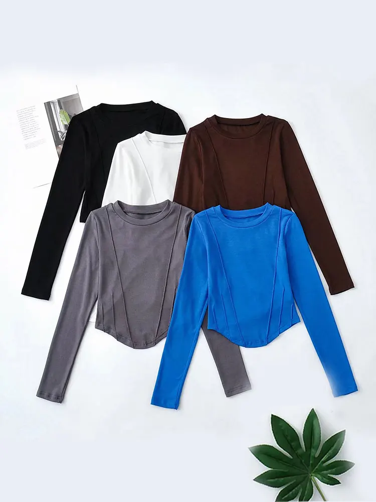 

Блузка DUOPERI женская короткая, модная винтажная однобортная рубашка с квадратным вырезом, со шнуровкой, с коротким рукавом