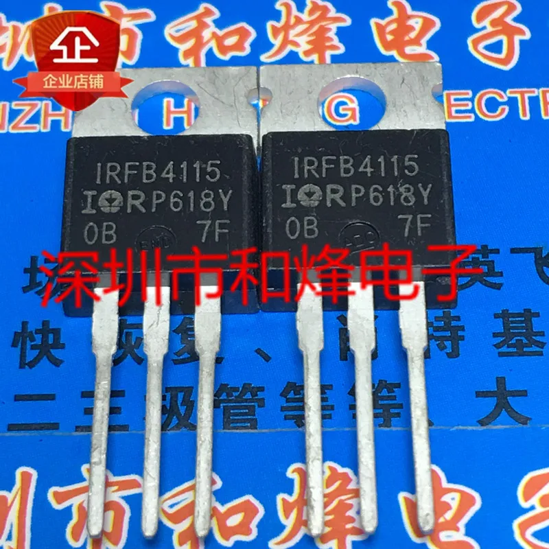 

10pcs 100% orginal new IRFB4115 IRFB4115PBF TO-220 150V 104A