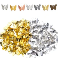 100pcs copper butterfly charms pendants 11x13mm butterfly diy earrings necklace bracelet pendant for jewelry making accessories