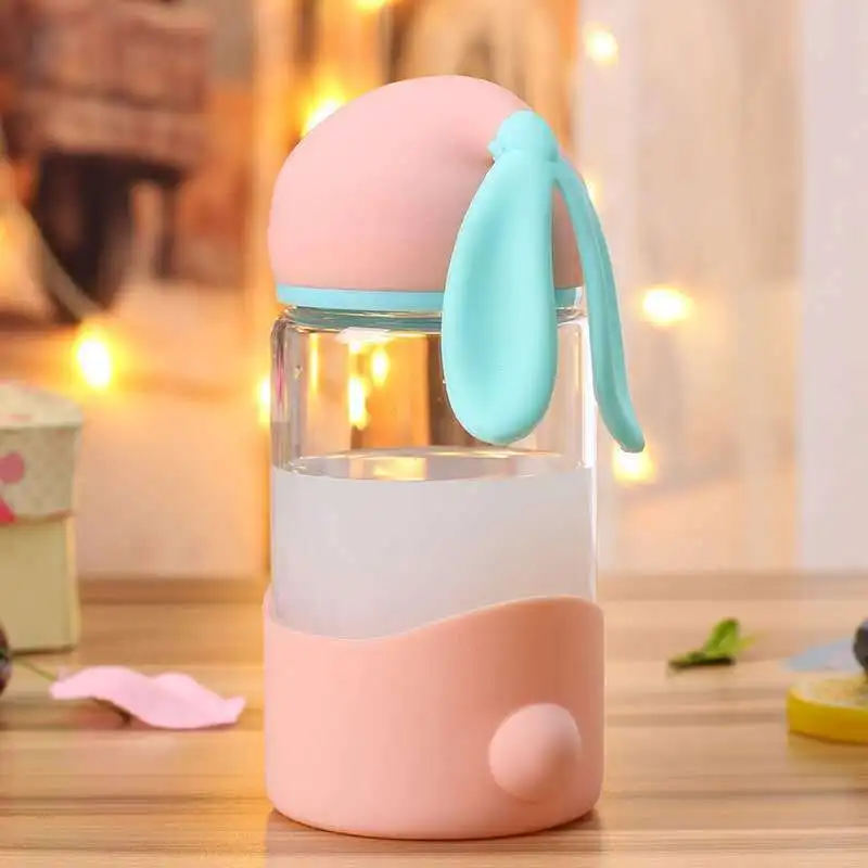 

330ml Creative Cute Rabbit Cup Cartoon Rabbit Cup Couple Glass Children's Cute Water Cup