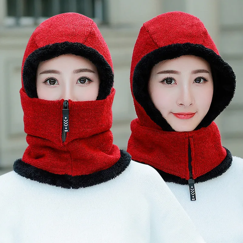 

Women's Autumn Winter Windproof Warm Women Caps Hat