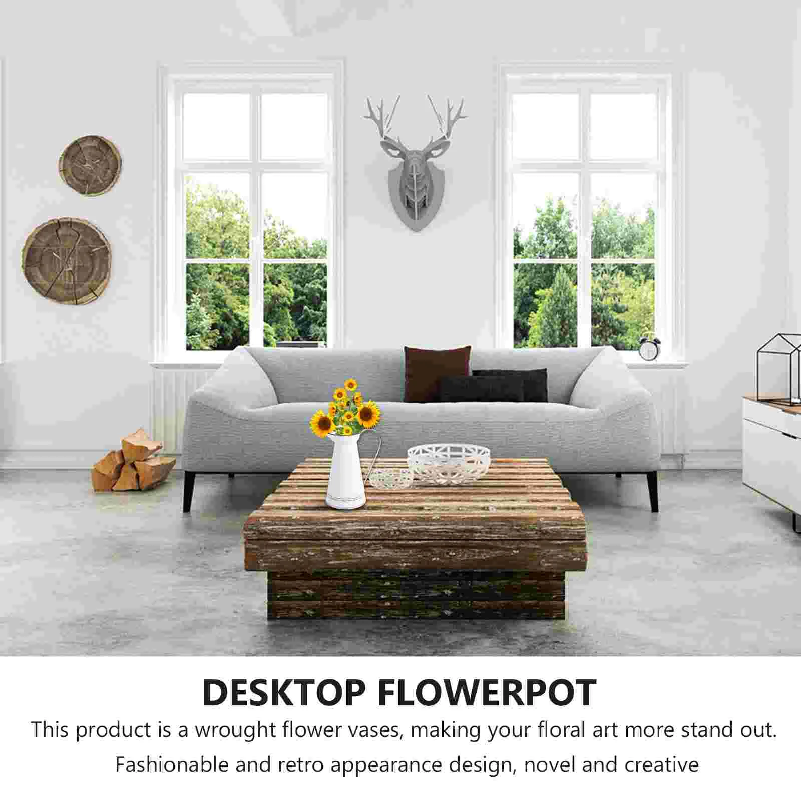 Садовый горшок цветочный винтажный Настольный ваза для домашнего декора