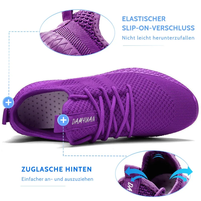 Кроссовки женские сетчатые без шнуровки Вулканизированная подошва дышащие