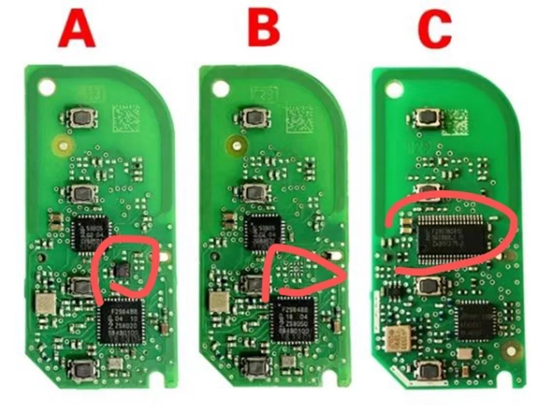 

KEYECU оригинальный смарт-ключ для печатной платы 315 МГц CA/434 МГц CA CG для BMW G серии G20 G30 G32 G11 G15 G29 N5F-ID21A/ID21B/ID21C