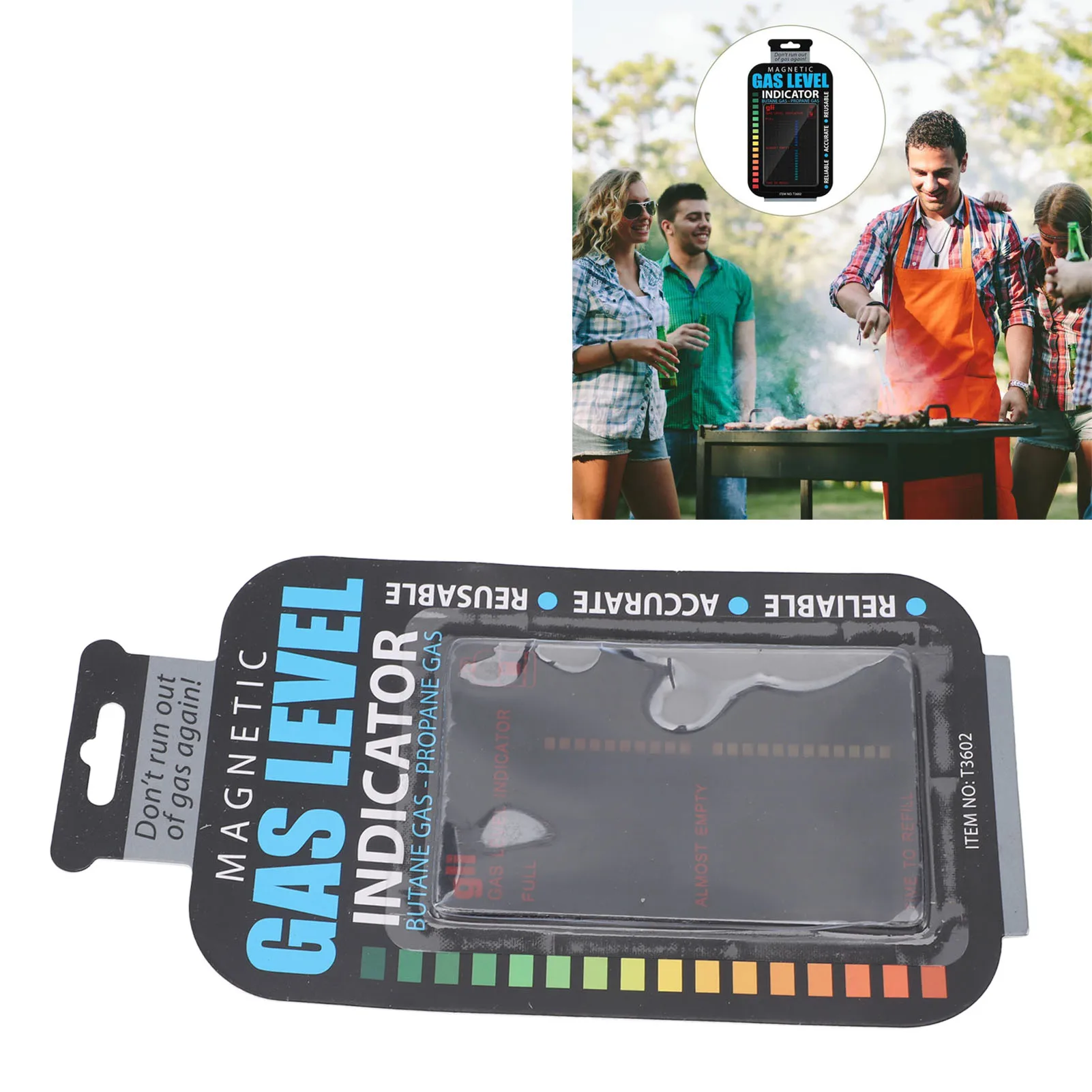 ZK20 5 шт. индикатор уровня газа портативный магнитный пропан индикаторы топлива