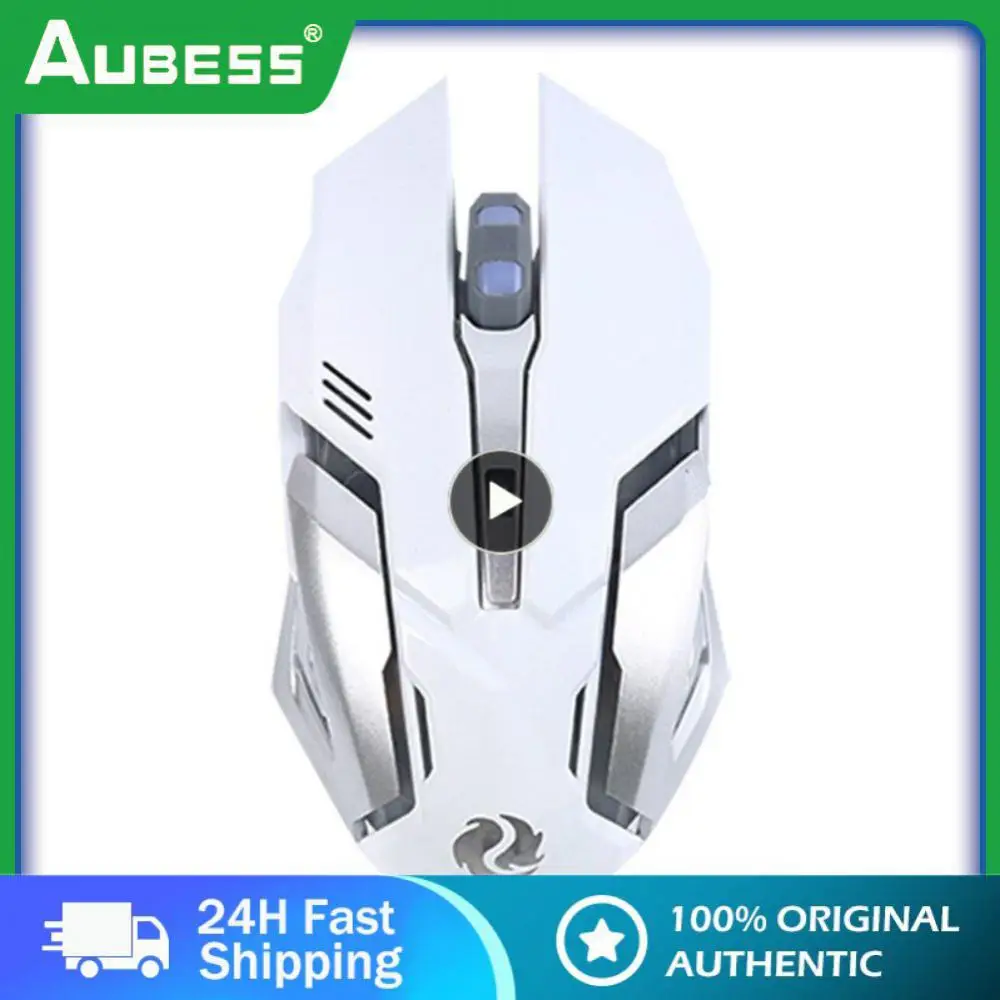 

Multicolor Breather Lamp Wireless Mouse Professional Gamer Ergonomic Mouse Rechargeable E-sports Gaming Mouse