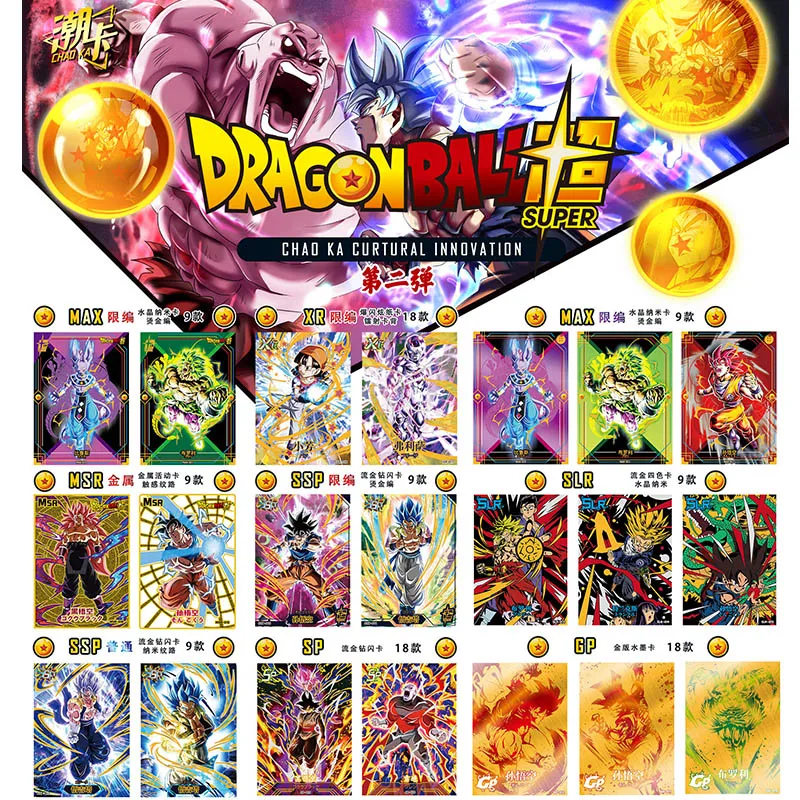 

Original Dragon Ball Anime Figure Son Goku In Gold Super Saiyan Exquisite Card Children Toy Cards Boys Birthday Gift Collection
