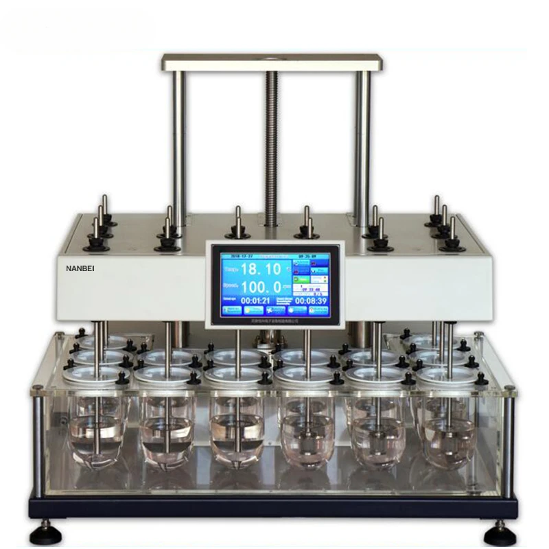 Оборудование для тестирования таблеток NANBEI Lab. Тестер растворения с 14-судовым