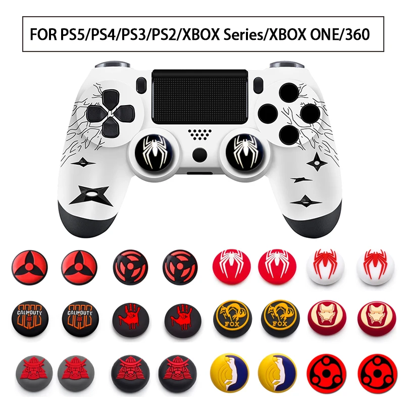 

OENY Thumb Grips for PS5 Controller PS4 Thumbstick Cover Extenders Caps for PS4/PS5/XBO ONE 360 Accessories 2PS