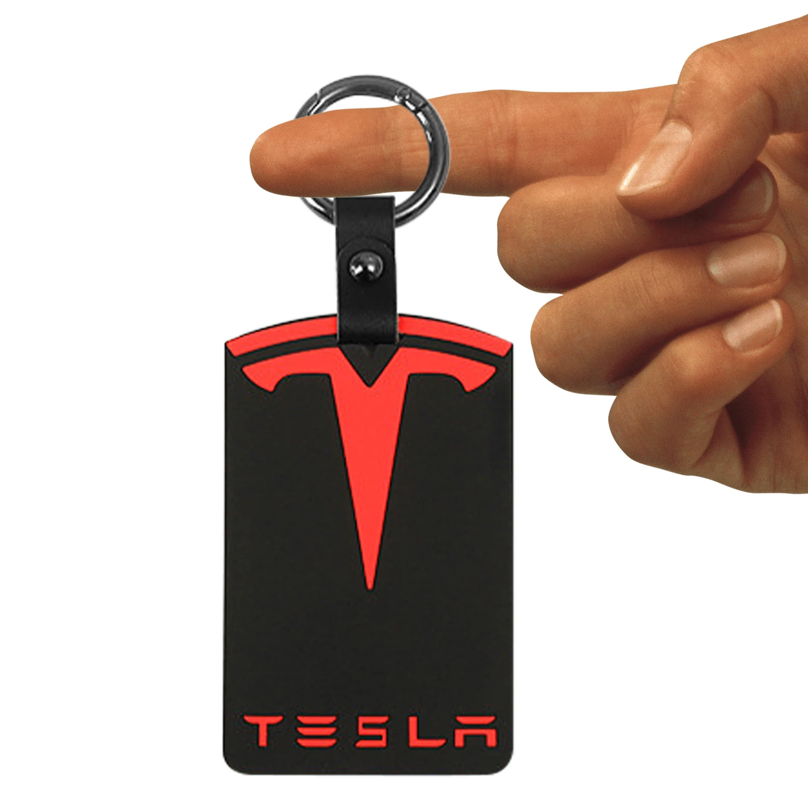 

Чехол для ключа Tes la Model 3, силиконовый чехол для автомобильного ключа, защитная крышка, брелок для ключей модели 3, зажим для брелока