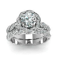 milangirl cz halo engagement ring stone rings for women anniversary ring wedding rings silver 925 jewelry