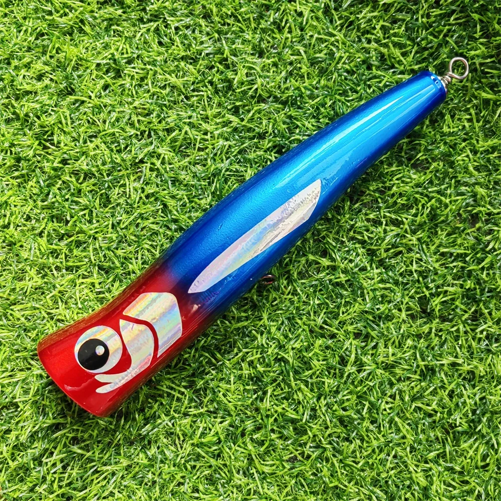 Фото Рыболовная приманка MUKUN Big Game Popper, 200 мм, 100 г, искусственная жесткая приманка Topwater Popper для тяжелого моря GT, приманка для ловли тунца №3