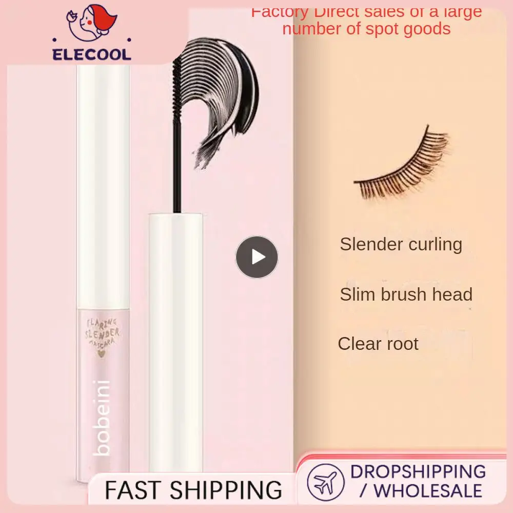

Waterproof Mascara Eyelashes Extension Fine Brush Mascara Natural Eyelash Curling Sparkling Eyes Black Brown Mascara Cosmetics