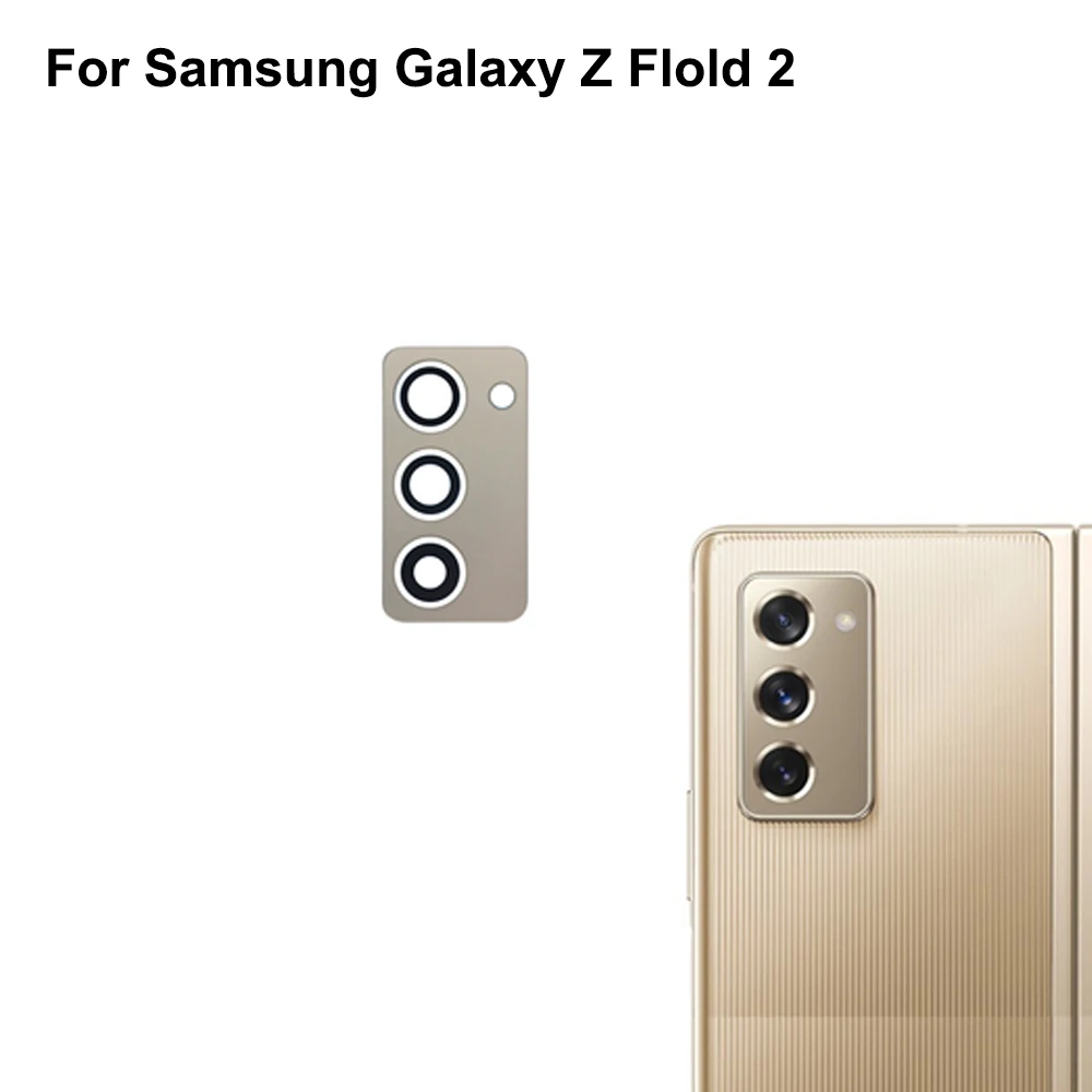 

For Samsung Galaxy Z Flold 2 Replacement Back Rear Camera Lens Glass Parts For Samsung Galaxy Z Flold2 W2021 test good