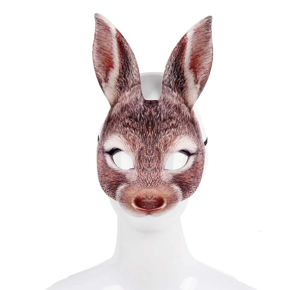 

Halloween Cosplay Rabbit Masks Animal Cosplay Bunny Mask Carnival Party Accessories Cosplay Props Rabbit Role Play Costumes