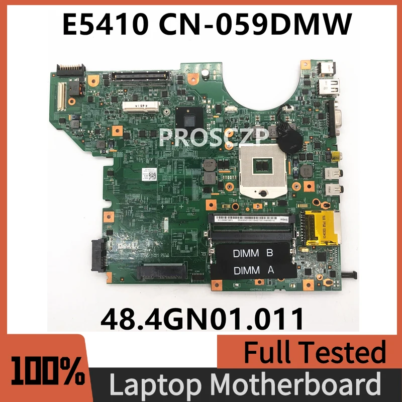 

59DMW 059DMW CN-059DMW Free Shipping High Quality Mainboard For DELL E5410 5410 Laptop Motherboard HM55 DDR3 100% Working Well