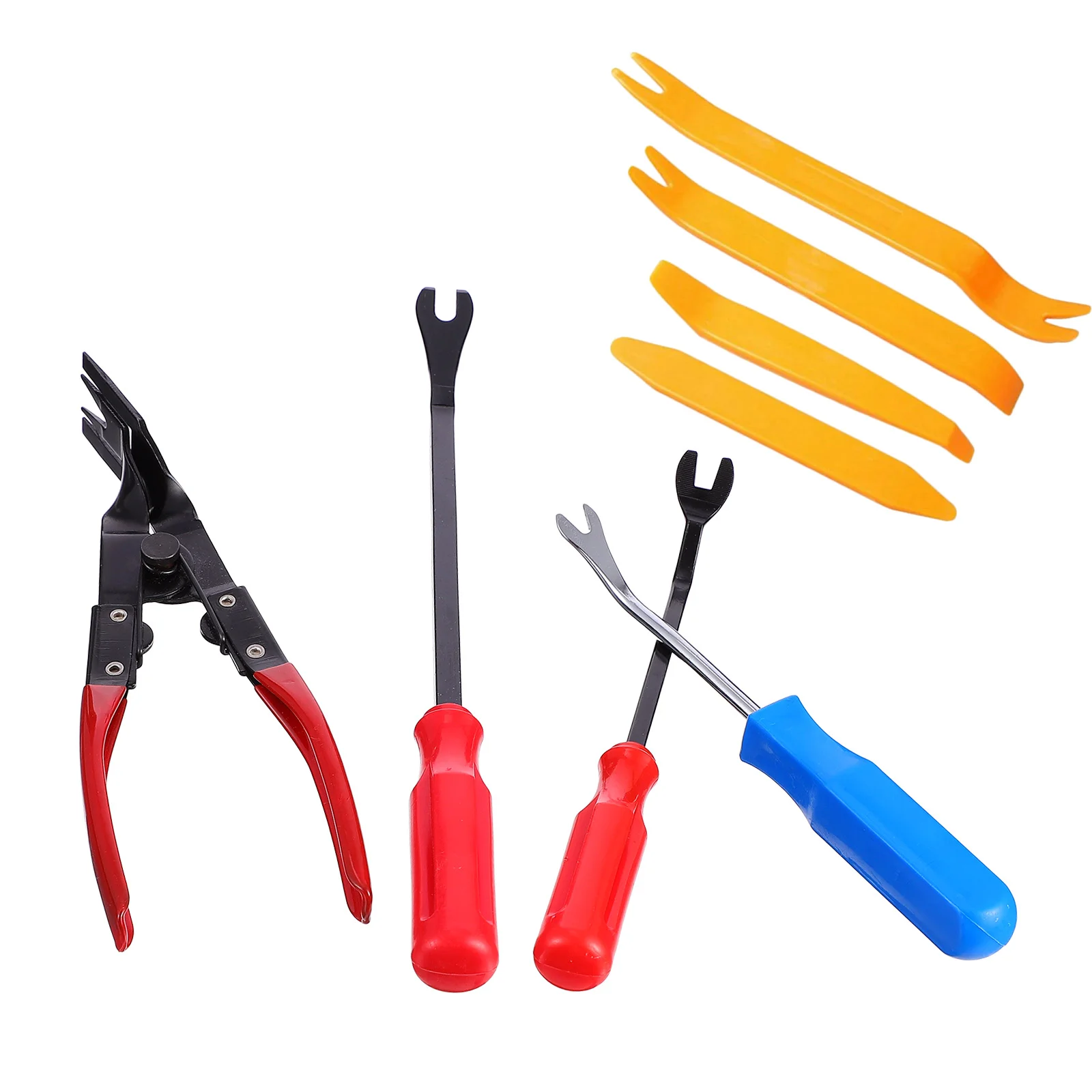 

8Pcs Car Door Panel Pliers Repair Tools Kit Nail Puller Disassembly Tools Set
