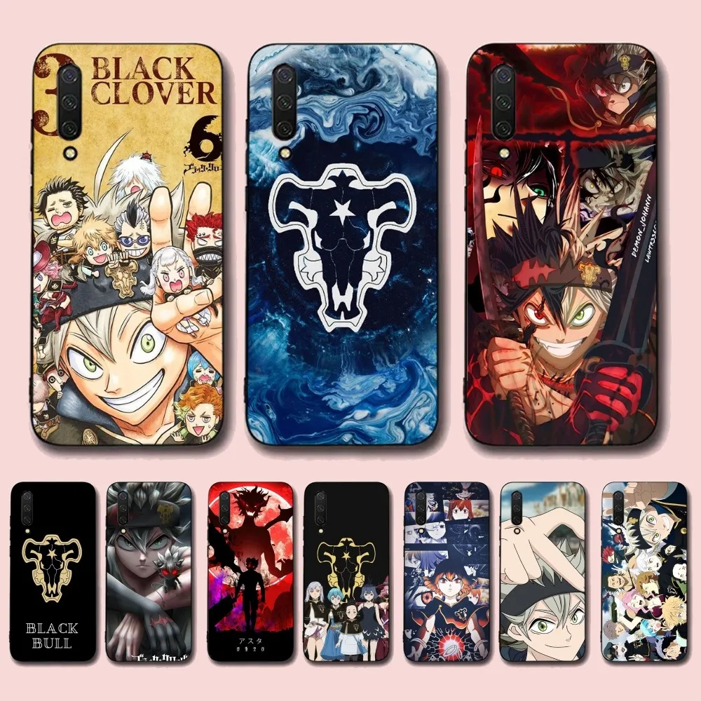 

Black Clover Anime Phone Case For Xiaomi Mi 5X 8 9 10 11 12 Lite Pro 10T PocoX3pro PocoM3 Note 10 Pro Lite