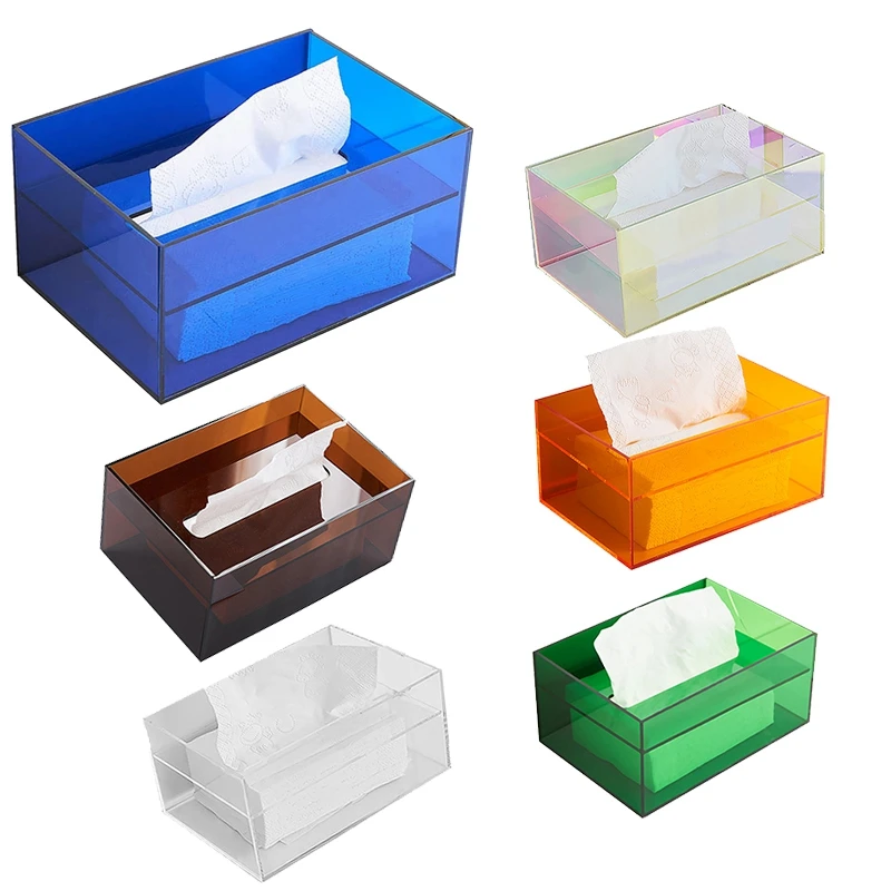 

Современная акриловая коробка для салфеток, держатель, диспенсер для салфеток, чехол для салфеток, кухонный ящик для хранения, настольный о...