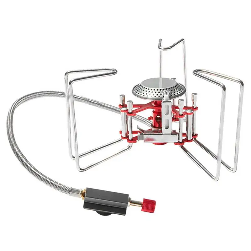 

Outdoor Camp Stove With 3200W Strong Power Portable Collapsible Camping Gas Stove Burner Cooking Picnic Stoves