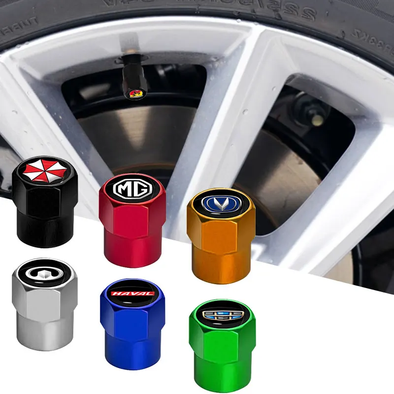 

4pcs Car Tire Aluminum Alloy Hexagon Valve Cap for Mercedes Benz Grille CLA GLA GLC GLE Class W204 W212 W220 W205 Accessories