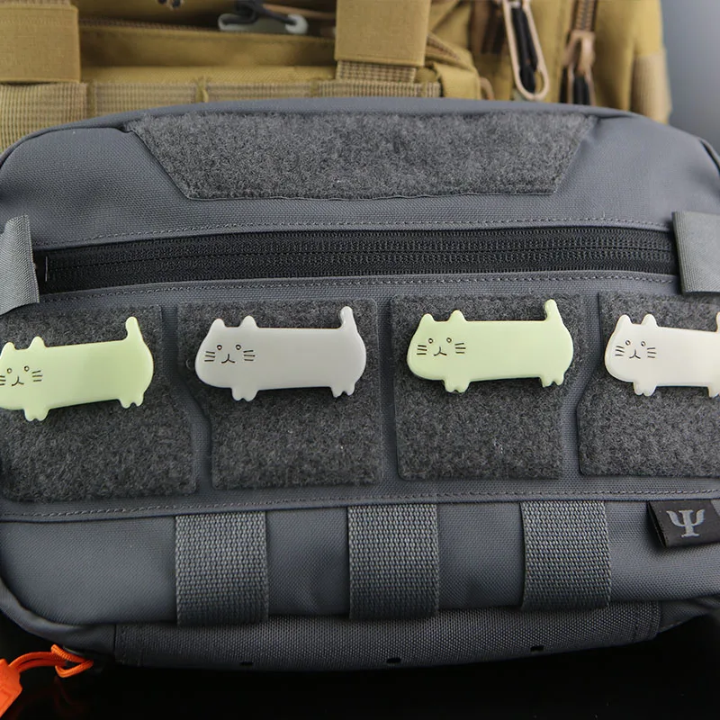 Милые светящиеся нашивки в виде котят из смолы темноте искусственные украшения с