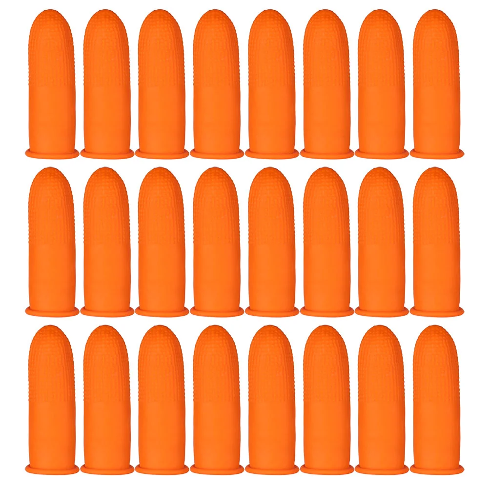 

Finger Cots Covers Protectors Sleeves Latex Rubber Tips Fingertip Protection Thumb Protector Cutting Guards Large Cracking Anti