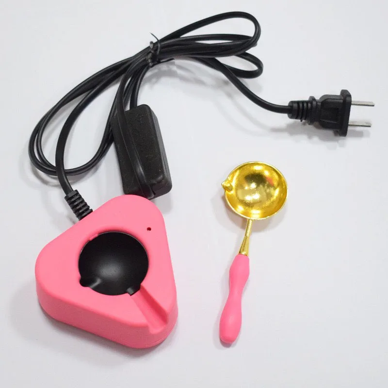 

Mini Electric Sealing Wax Furnace Wax Beads Melt Warmer Stove Pot For Sealing Wax Glue Sticks Fire Paint Heater Seal Stamp Tool