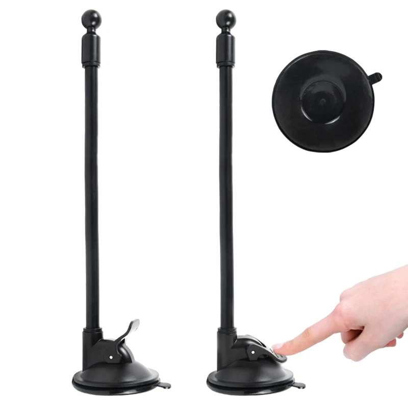 

Car Phone Gooseneck Windshield Mount Cradle Suction Cup for 120-240mm Width Devices Free Rotations Universal Stand D0UC