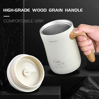470ml coffee cup with handle insulation mug office leakproof tea with lid household milk thermos new arrival pinkah vacuum