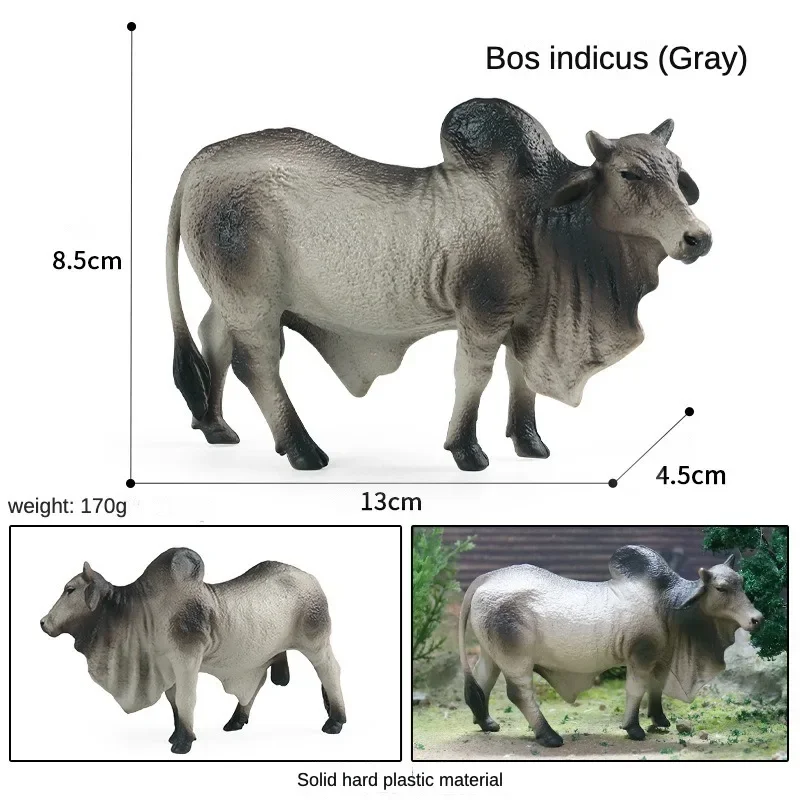 Bos Indicus модель животного креативные настольные украшения коллекция украшений