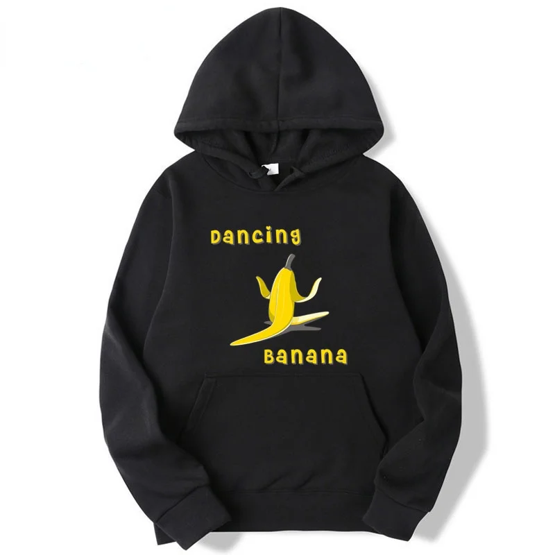 

Fashion Brand Men's Hoodies Casual Funny personalized banana print Male Hoodies Sweatshirts Tops Hoodie harajuku hoodie COTTON