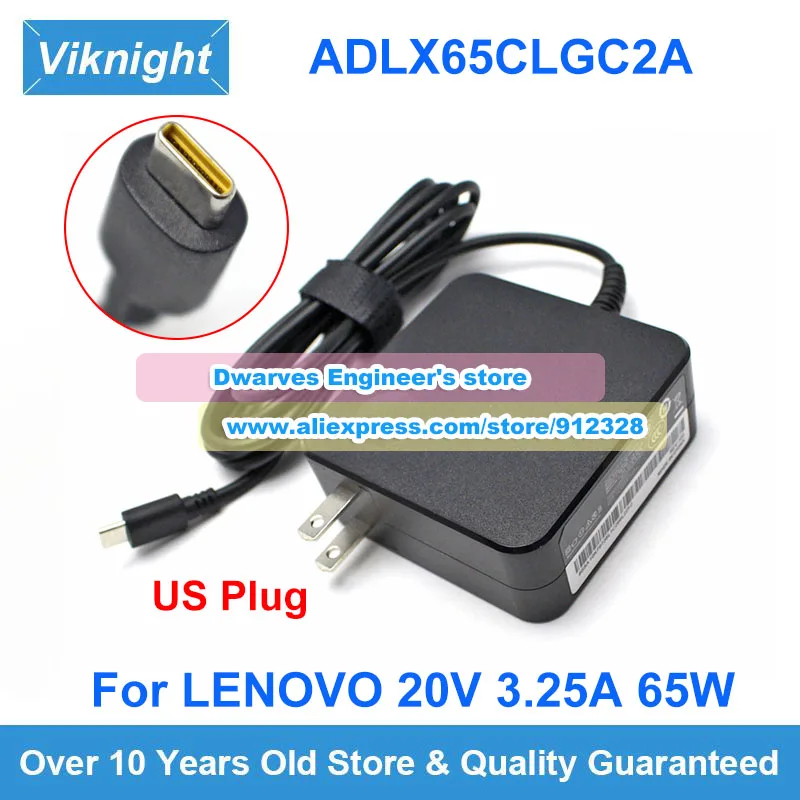 

Американская вилка подлинный 20V 3.25A 65W адаптер ADLX65CLGC2A ADLX65YDC3A для Lenovo YOGA 930 T470S P51S P52S T495S X390 R480 T590