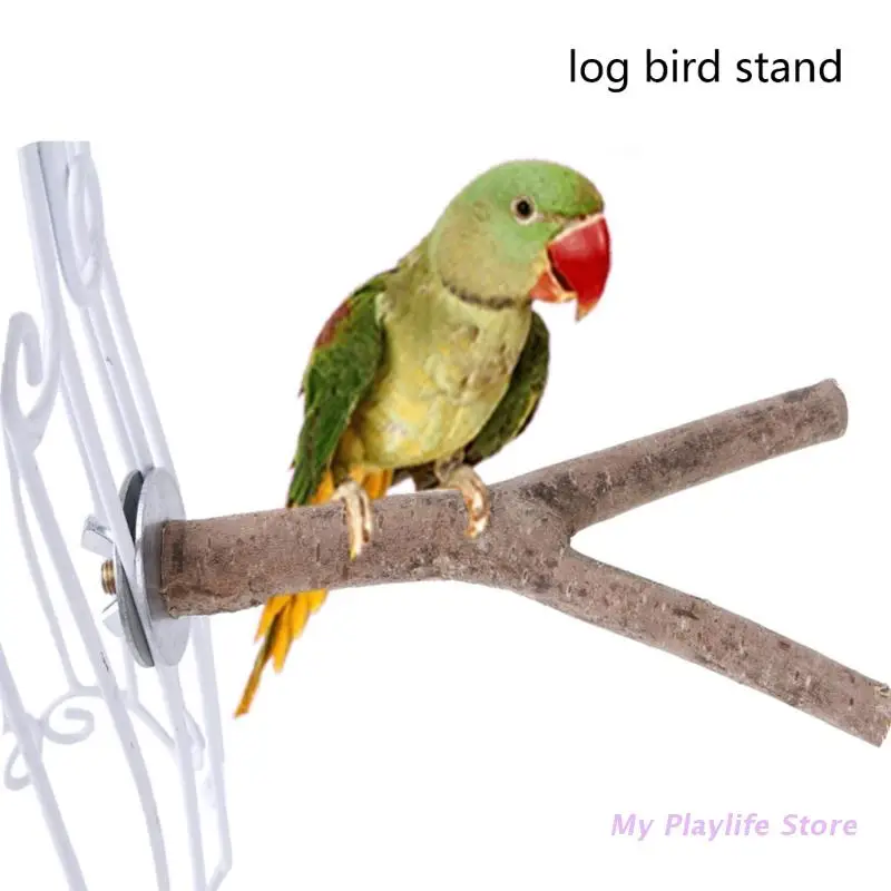 

Настенная деревянная подставка для попугаев, аксессуары для мелких и средних объемов