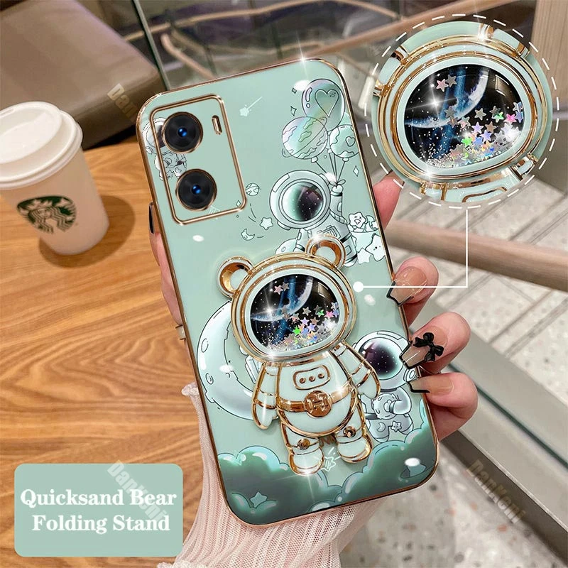 Креативный держатель для телефона в виде медведя астронавта OPPO A57 4G