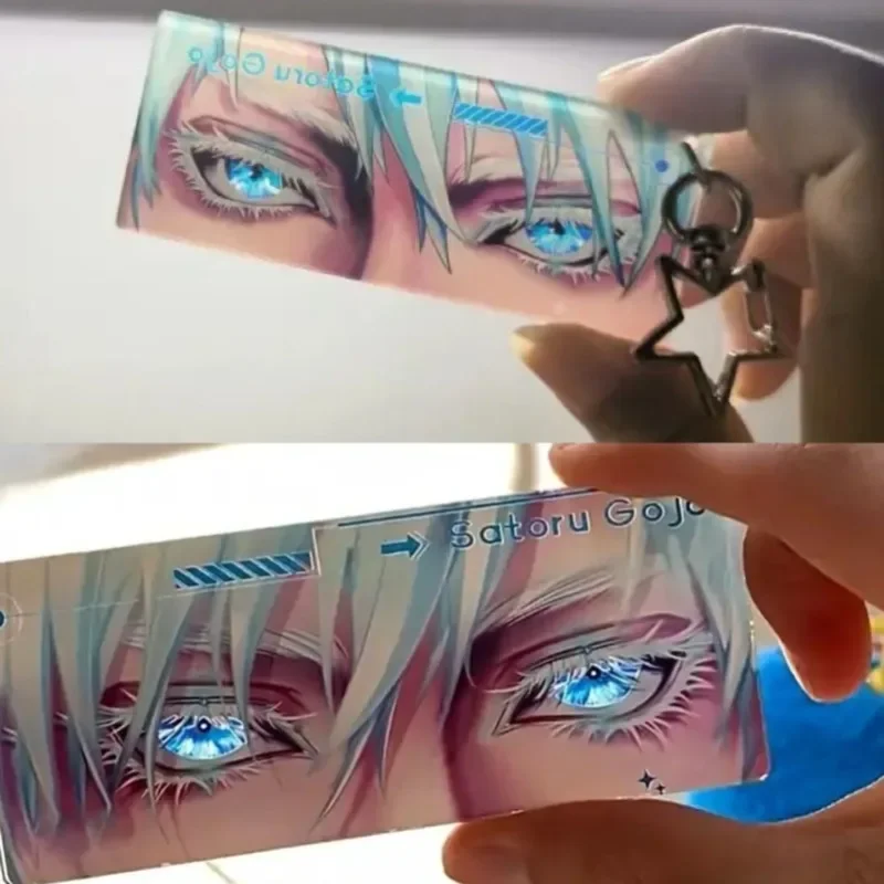 Новый акриловый светоотражающий прозрачный кулон в виде карты из юютсу касин